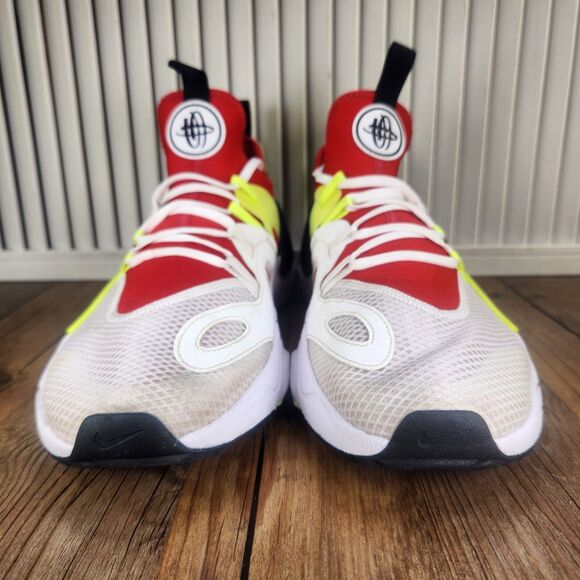 Nike Huarache Edge TXT Mens Size 12 White Red Colorful Running Shoes A01697-100 - Picture 2 of 9